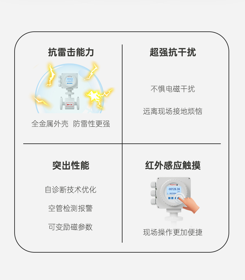 電磁流量計特點(diǎn)