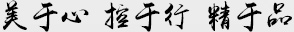 美于心，控于行，精于品